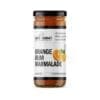 Jar of Lang's Gourmet Orange Rum Marmalade, gluten-free, all-natural, for toast or ham.