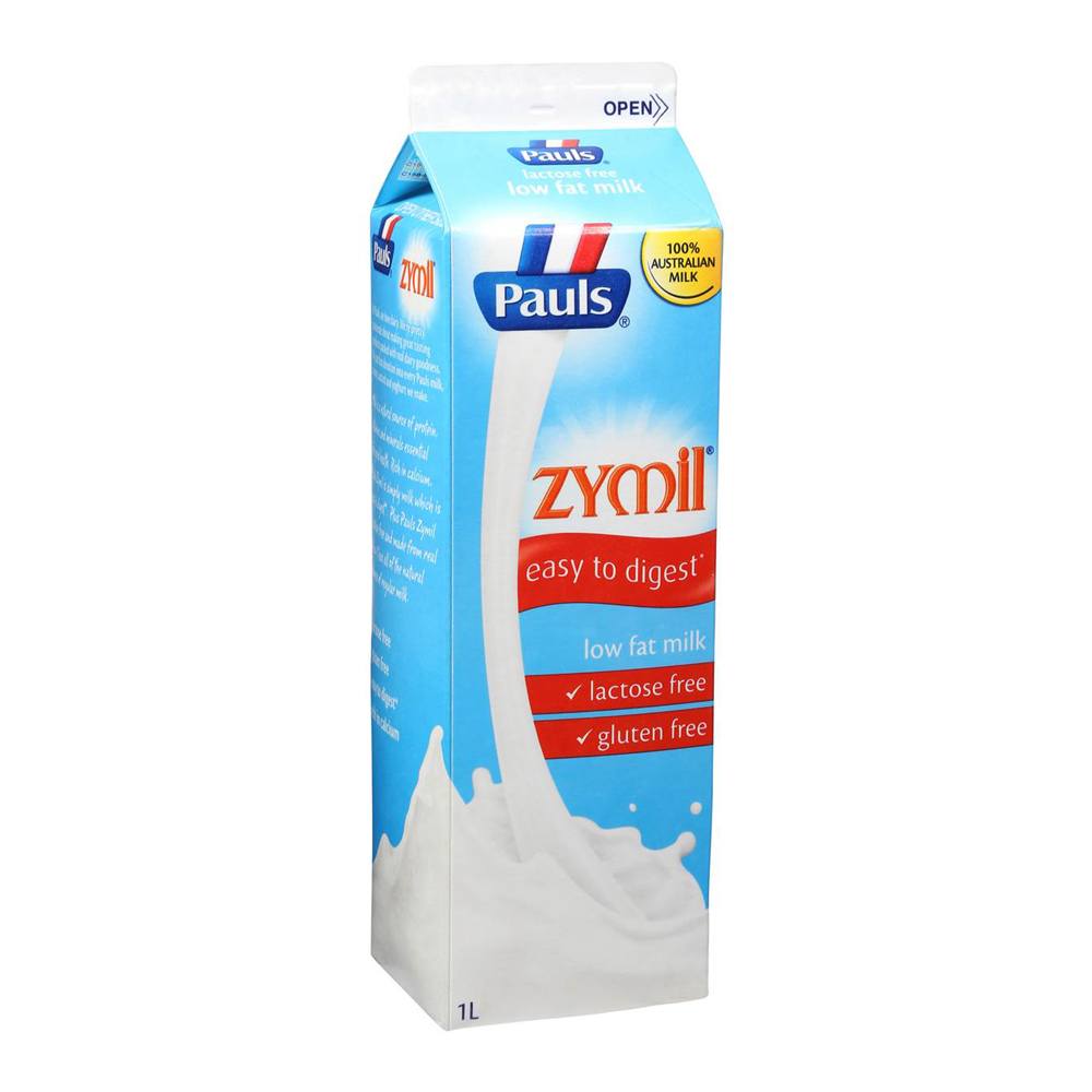 PAULS ZYMIL MILK LOW FAT 1 LITRE - Grocery Delivery Brisbane - Zone Fresh