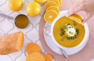 orange sweet potato soup
