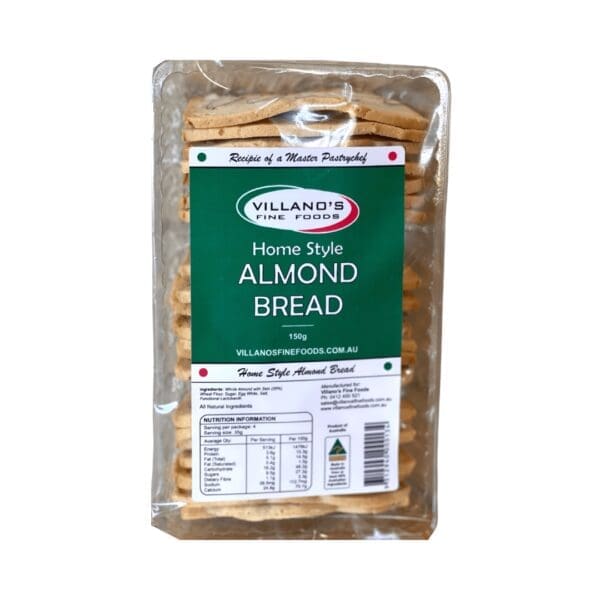 VILLANOS FINE FOOD ALMOND BREAD