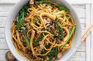 Pork & Mushroom Blended Ginger Stir Fry