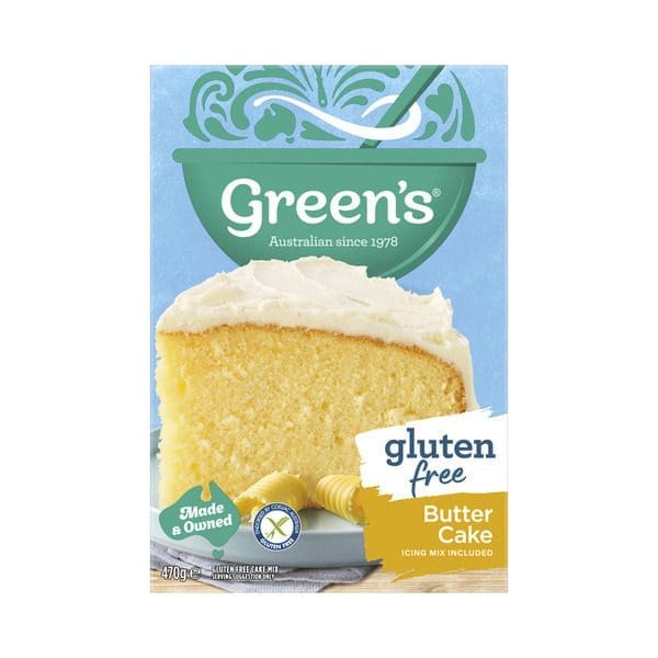 GREENS GOLDEN BUTTER CAKE GLUTEN FREE