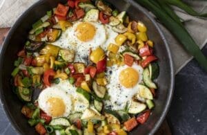  One Pan Egg Veg Brunch