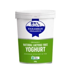 BARAMBAH LACTOSE FREE NATURAL YOGHURT