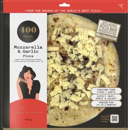 GRADI 400 MOZZARELLA GARLIC PIZZA