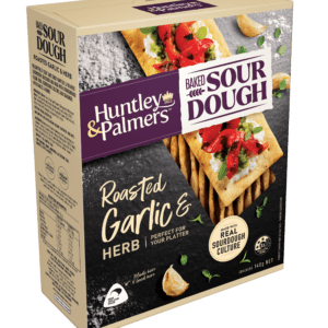 HUNTLEY & PALMERS ROASTED GARLIC & HERB