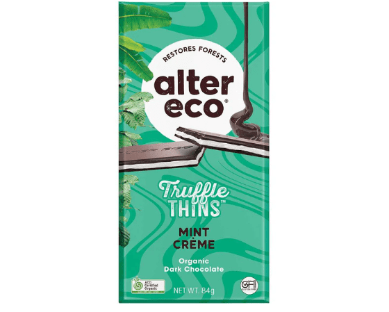 ALTER ECO TRUFFLE THINS MINT CREME