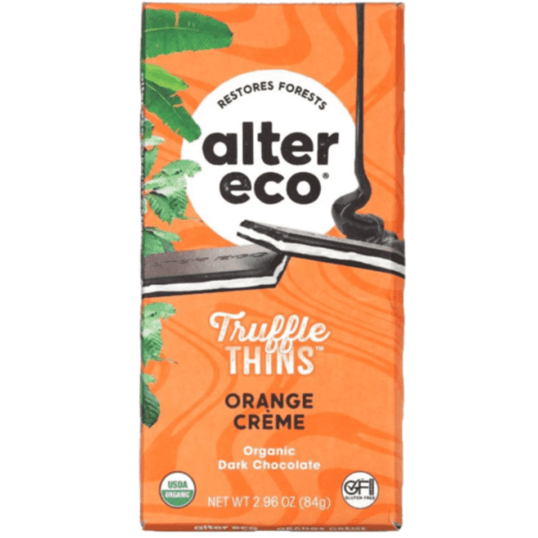 ALTER ECO TRUFFLE THINS ORANGE CREME