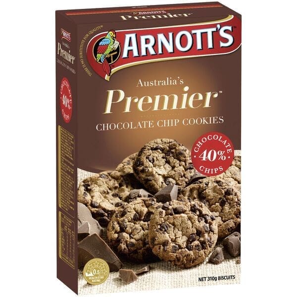 ARNOTTS PREMIER CHOC CHIP COOKIES