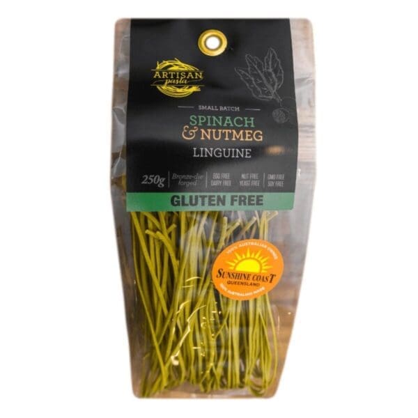 ARTISAN PASTA GLUTEN FREE SPINACH AND NUTMEG LINGUINE