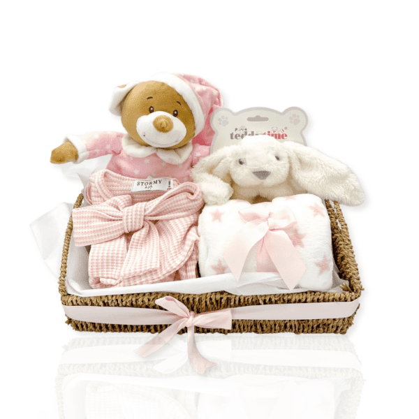 BABY GIRL TRAY HAMPER