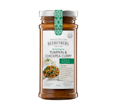 BEERENBERG PUMPKIN & CHICKPEA CURRY