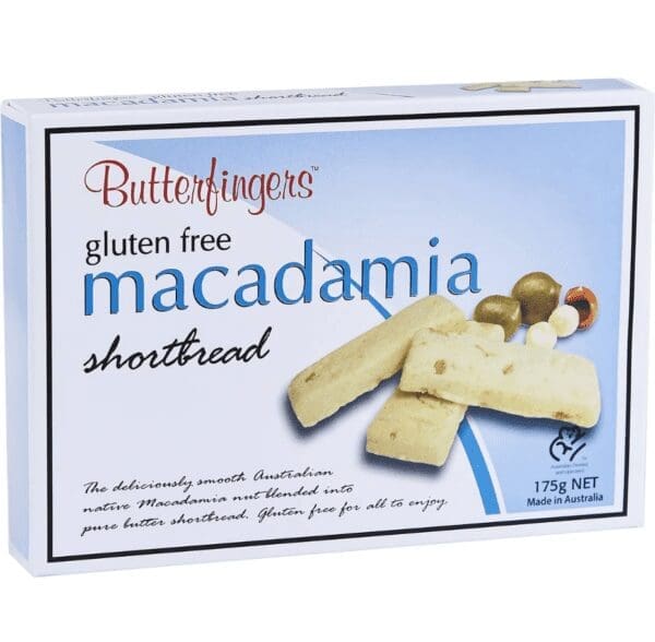 BUTTERFINGERS SHORTBREAD GLUTEN FREE MACADAMIA