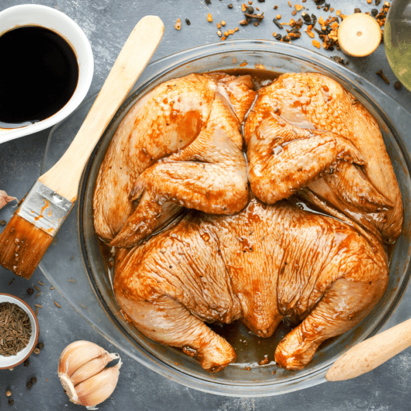 BUTTERFLY CHICKEN IN SMOKEY BBQ