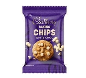 CADBURY BAKING WHITE CHOC CHIPS