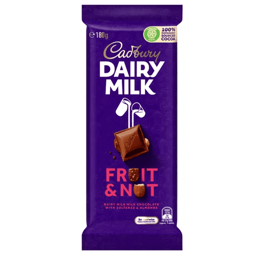 CADBURY FRUIT AND NUT BLOCK