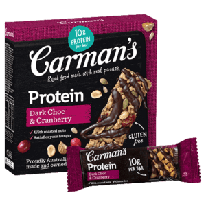 ARMANS GOURMET PROTEIN DARK CHOC CRANBERRY BARS