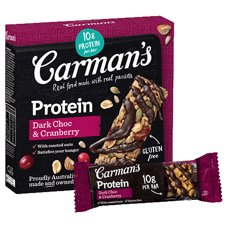 ARMANS GOURMET PROTEIN DARK CHOC CRANBERRY BARS