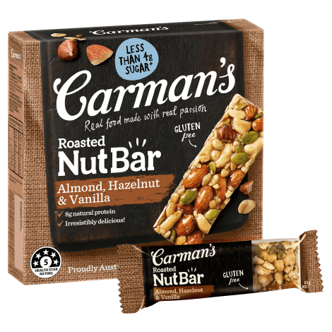 CARMANS ROAST NUT BARS 175G