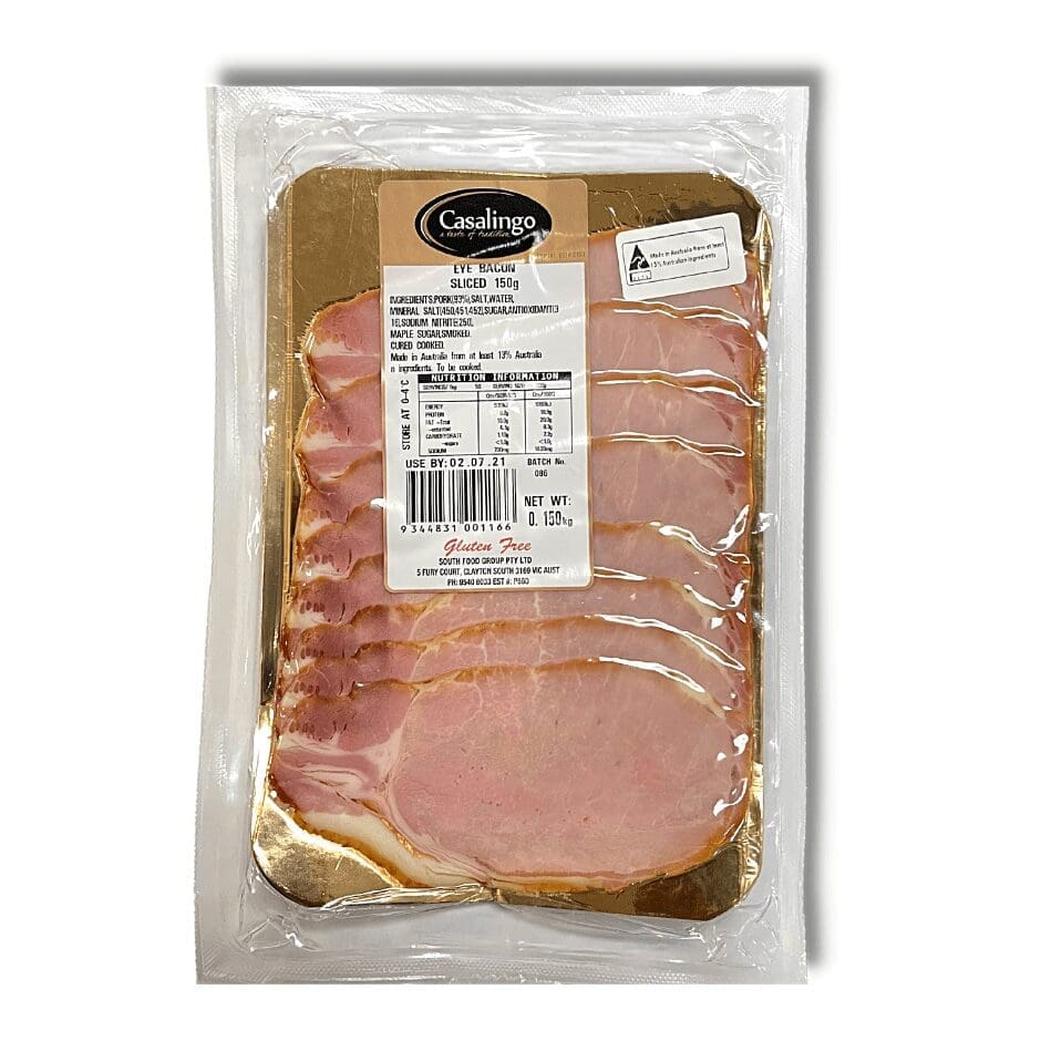 CASALINGO EYE BACON SLICED