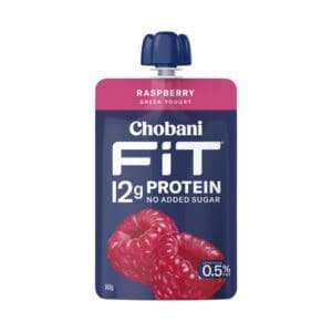 CHOBANI FIT GREEK YOGHURT POUCH RASPBERRY