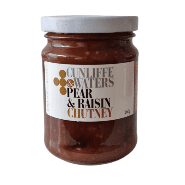 CUNLIFFE & WATERS PEAR & RAISIN CHUTNEY