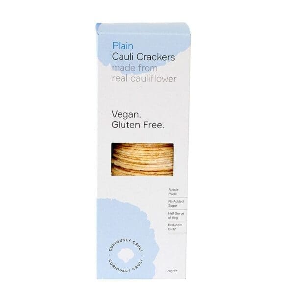 CURIOUSLY CAULI PLAIN CRACKERS