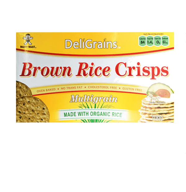 DELIGRAINS ORGANIC MULITIGRAIN RICE CRISPS