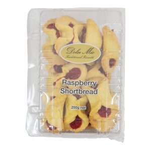 DOLCE MIO TRADITIONAL RASPBERRY SHORTBREAD