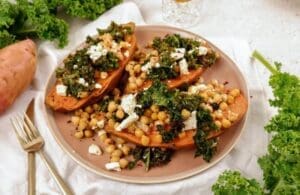 Loaded Sweet Potato Boats