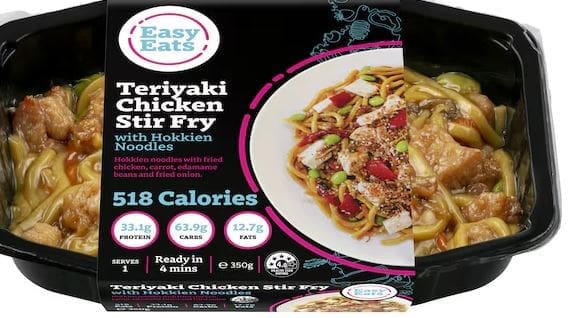 EASY EATS MEALS TERIYAKI CHICKEN NOODLES STIR FRY