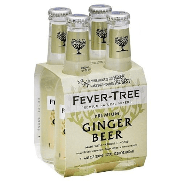 FEVER TREE GINGER BEER TONIC WATER