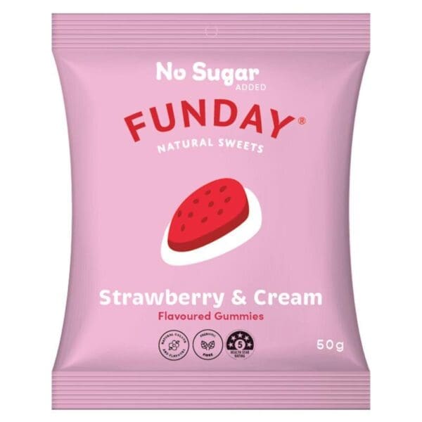 FUNDAY GUMMIES STRAWBERRY AND CREAM