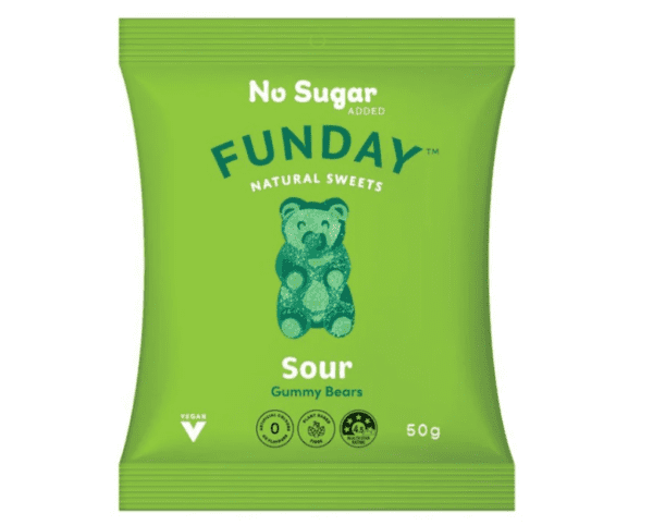 FUNDAY GUMMY SOUR BEARS VEGAN