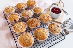 Raspberry & Coconut Muffins