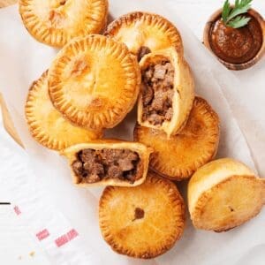 HANDMADE BEEF PIE WITH CRACKED PEPPER