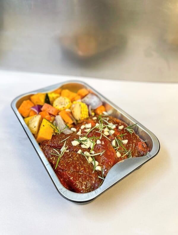 HONEY GARLIC ROSEMARY LAMB WITH VEGGIES FAMILY PACK