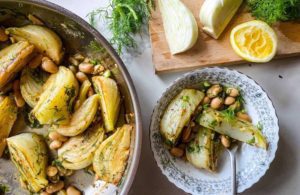 Braised Fennel with Garlic Butterbeans