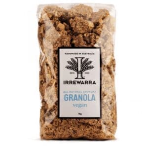 IRREWARRA NATURAL GRANOLA VEGAN 500G