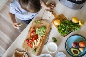 Kid At,Kitchen, School Holidays