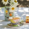LA LA LAND PIECES OF POETRY TEA CUP & SAUCER - Image 3