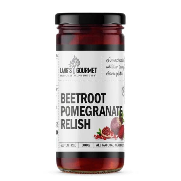 LANGS GOURMET BEETROOT POMEGRANATE RELISH