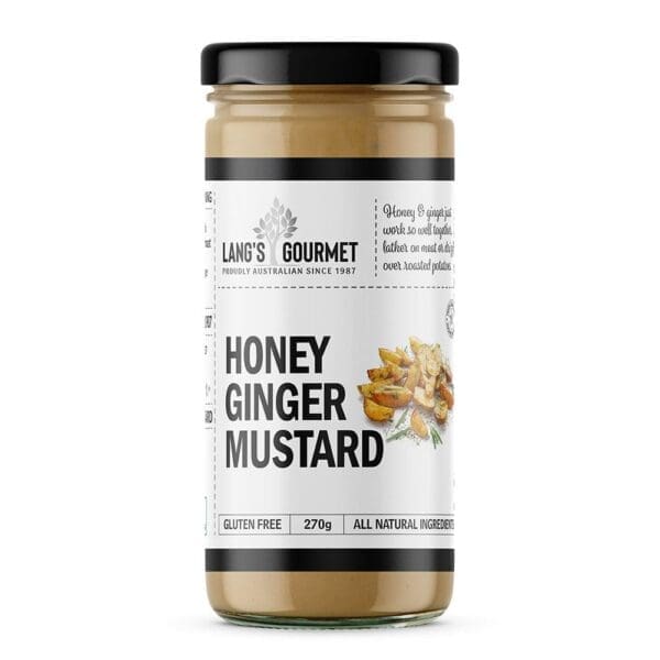 LANGS GOURMET HONEY GINGER MUSTARD