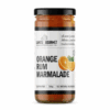 ar of Lang's Gourmet Orange Rum Marmalade, gluten-free, all-natural, for toast or ham.