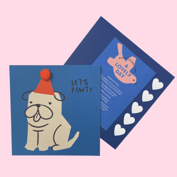 LETS PAWTY CARD