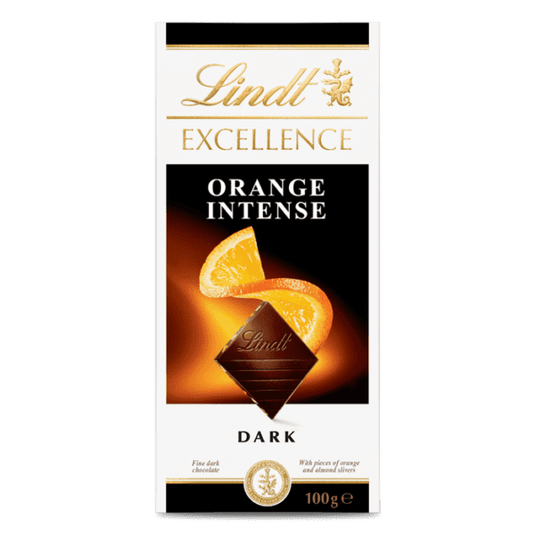 LINDT EXCELLENCE ORANGE INTENSE BLOCK