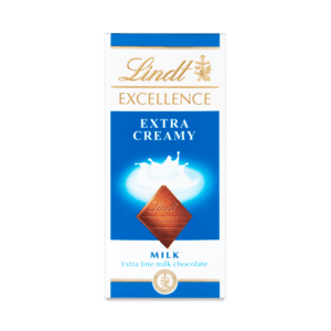 LINDT EXTRA CREAMY MILK BLOCK