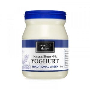 MEREDITH SHEEPS YOGHURT TRADITIONAL GREEK BLUE LABEL