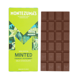 MONTEZUMAS MINTED CRUNCHY PEPPERMINT MILK CHOCOLATE