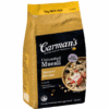 1.5 kg bag of Carman's Untoasted Muesli, Natural Bircher, 100% natural, Australian made.